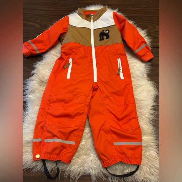 MINI RODINI Racing Overalls One-Piece Snowsuit - Picture 3 of 16